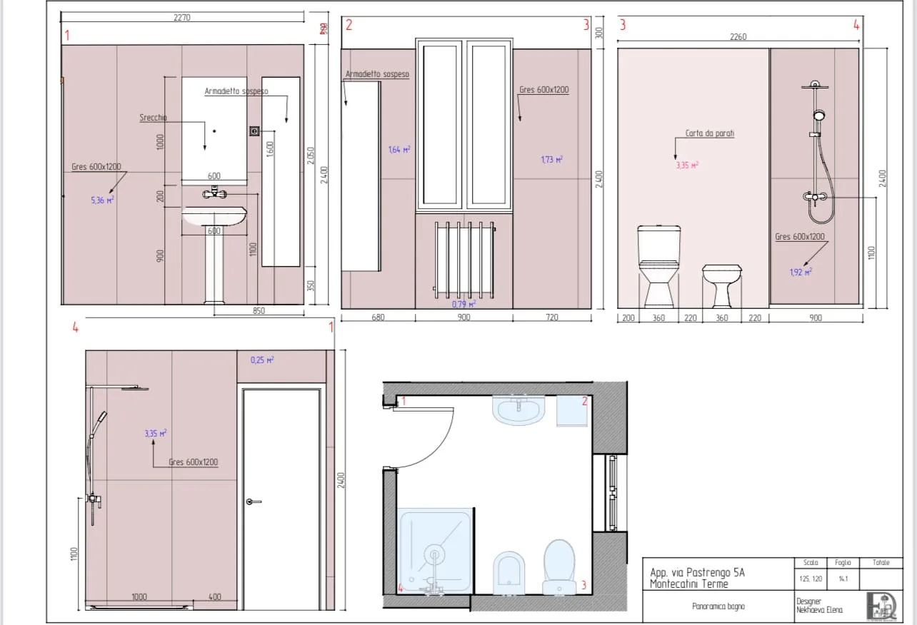 Ristrutturazione Bagno Montecatini Terme - foto progetto bagno 9